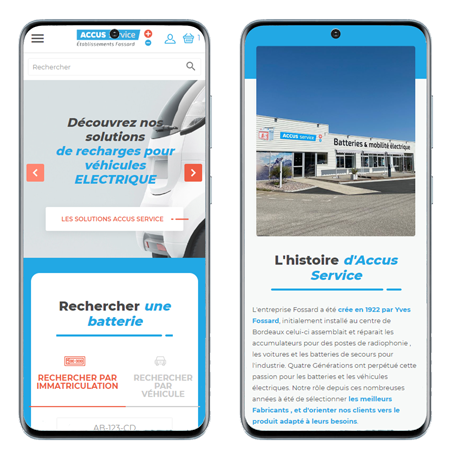 Mobile website preview 1