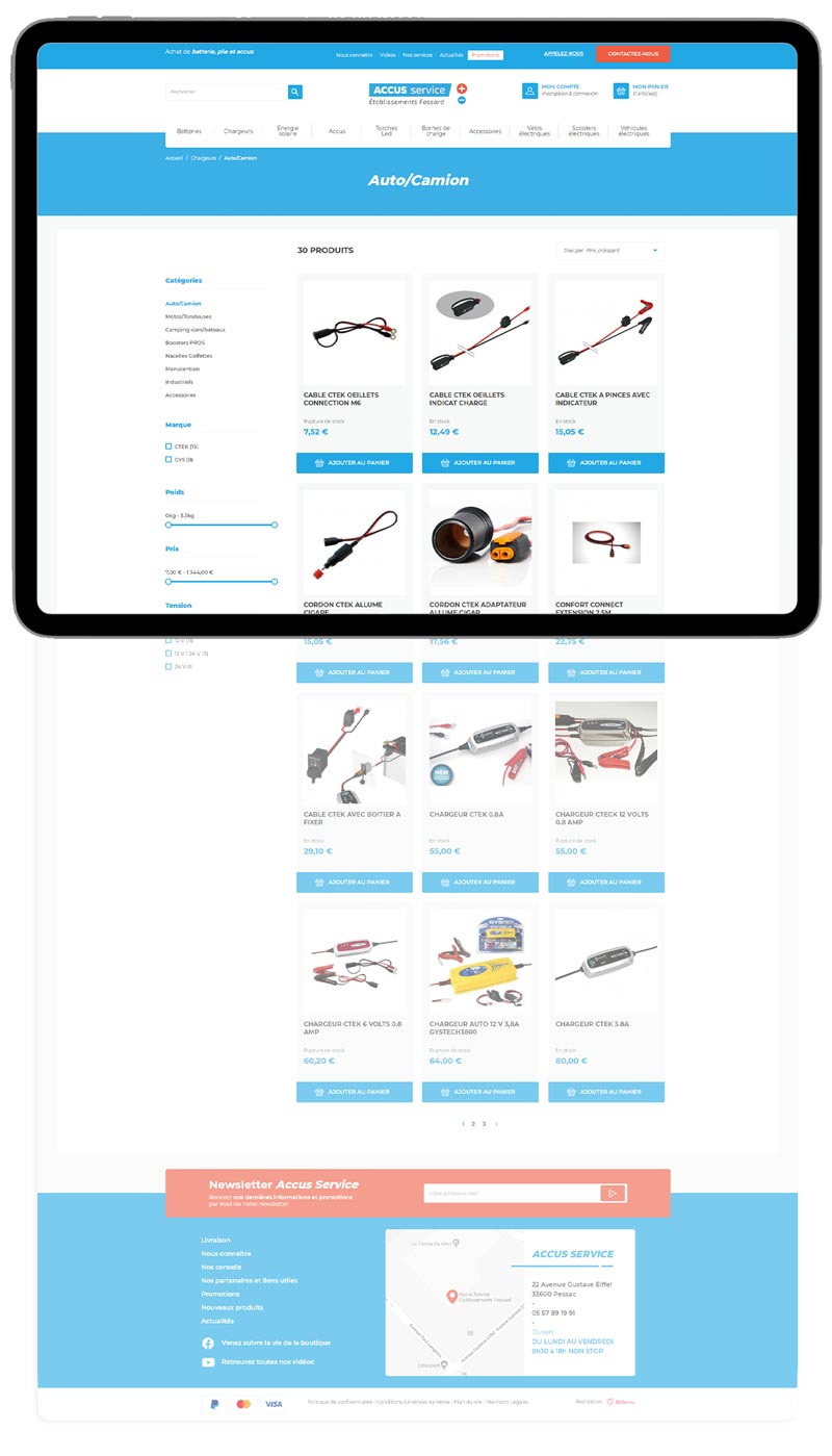 Desktop website preview 2