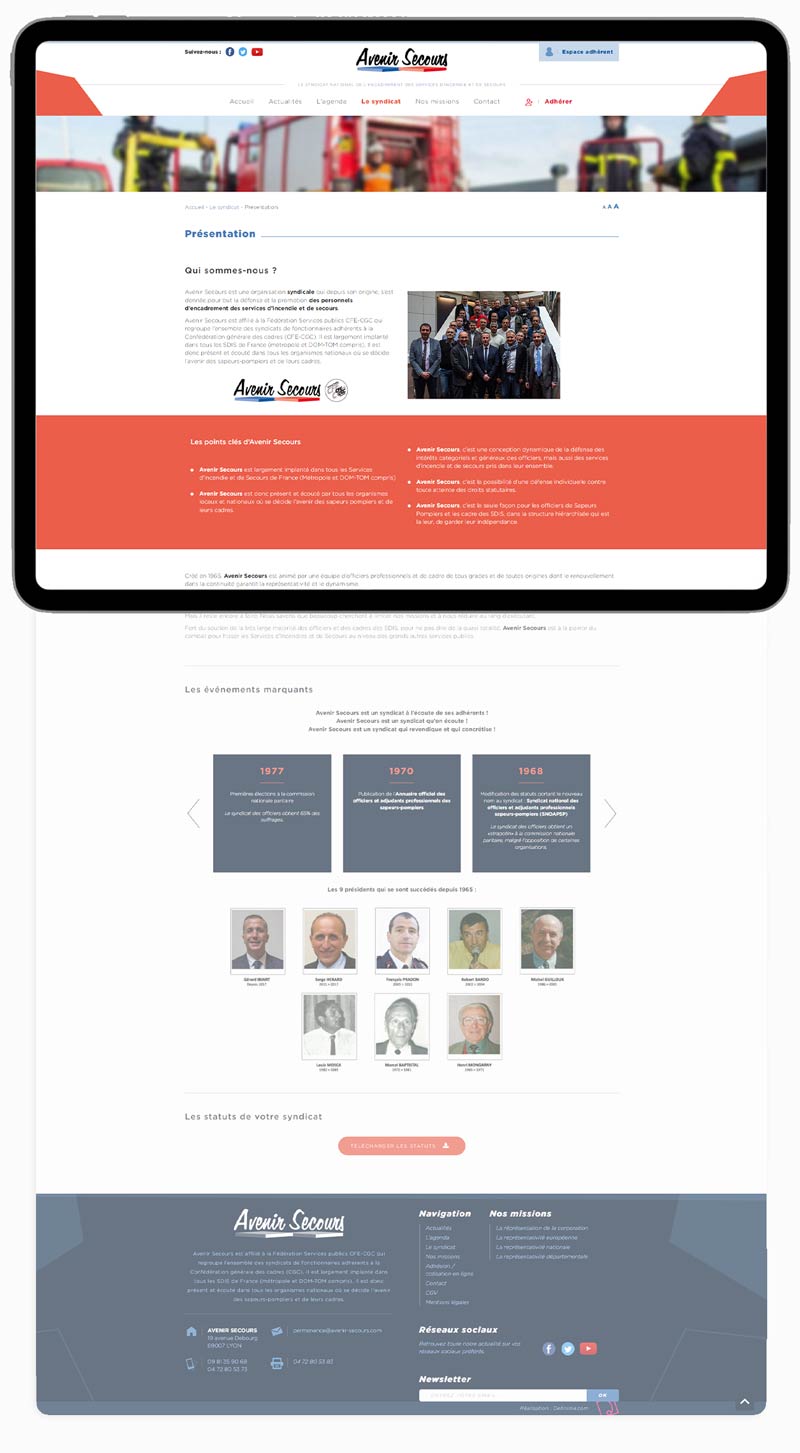 Desktop website preview 3