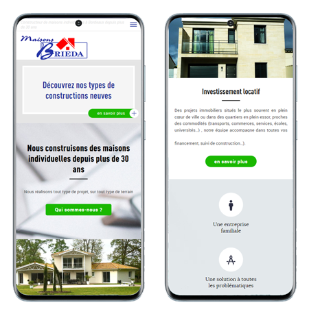 Mobile website preview 1