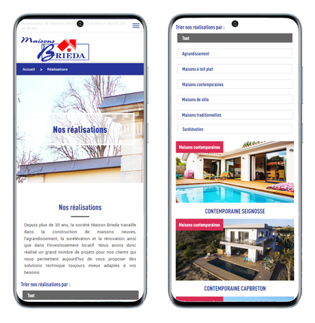 Mobile website preview 2
