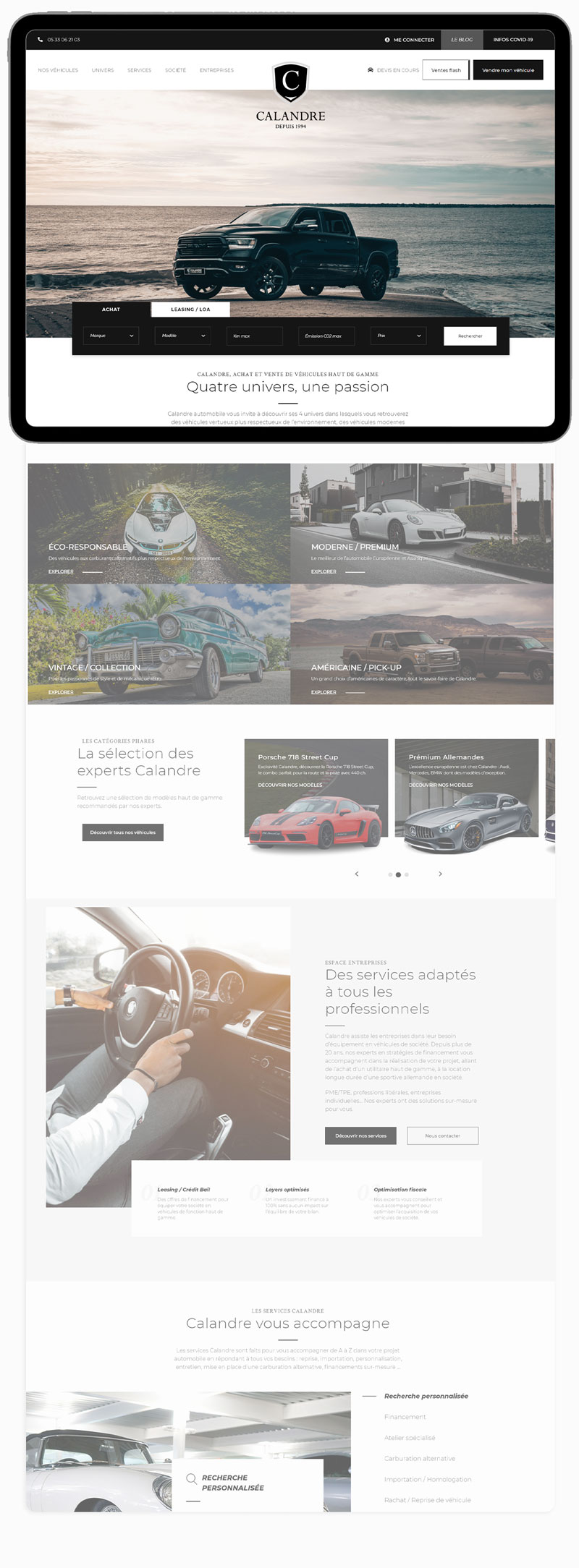 Desktop website preview 1
