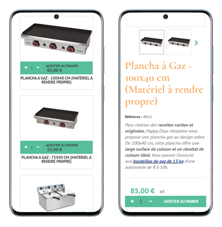 Mobile website preview 1