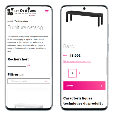 Mobile website preview 2