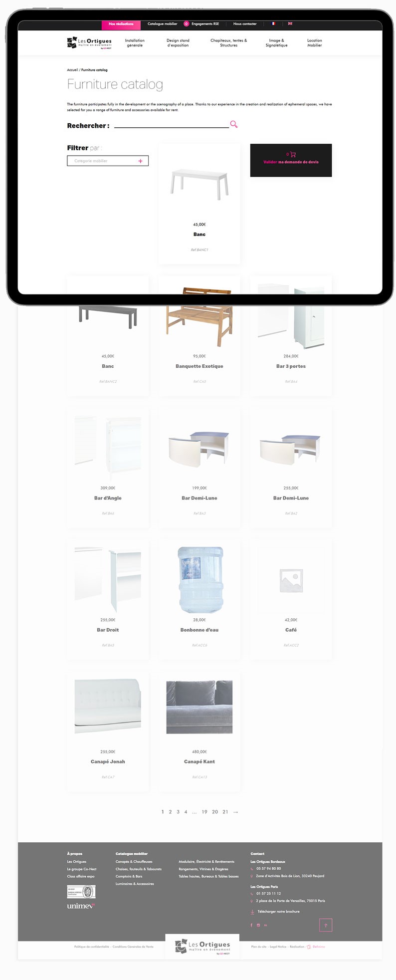 Desktop website preview 3