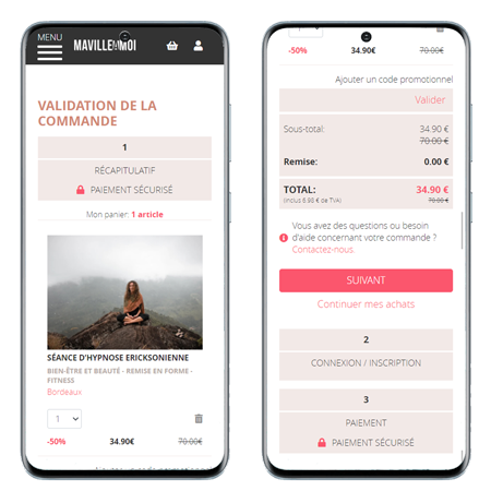Mobile website preview 2
