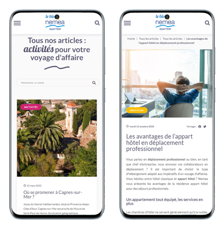 Mobile website preview 2