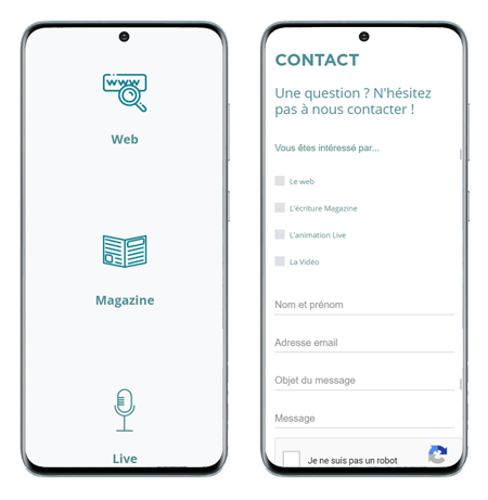 Mobile website preview 2
