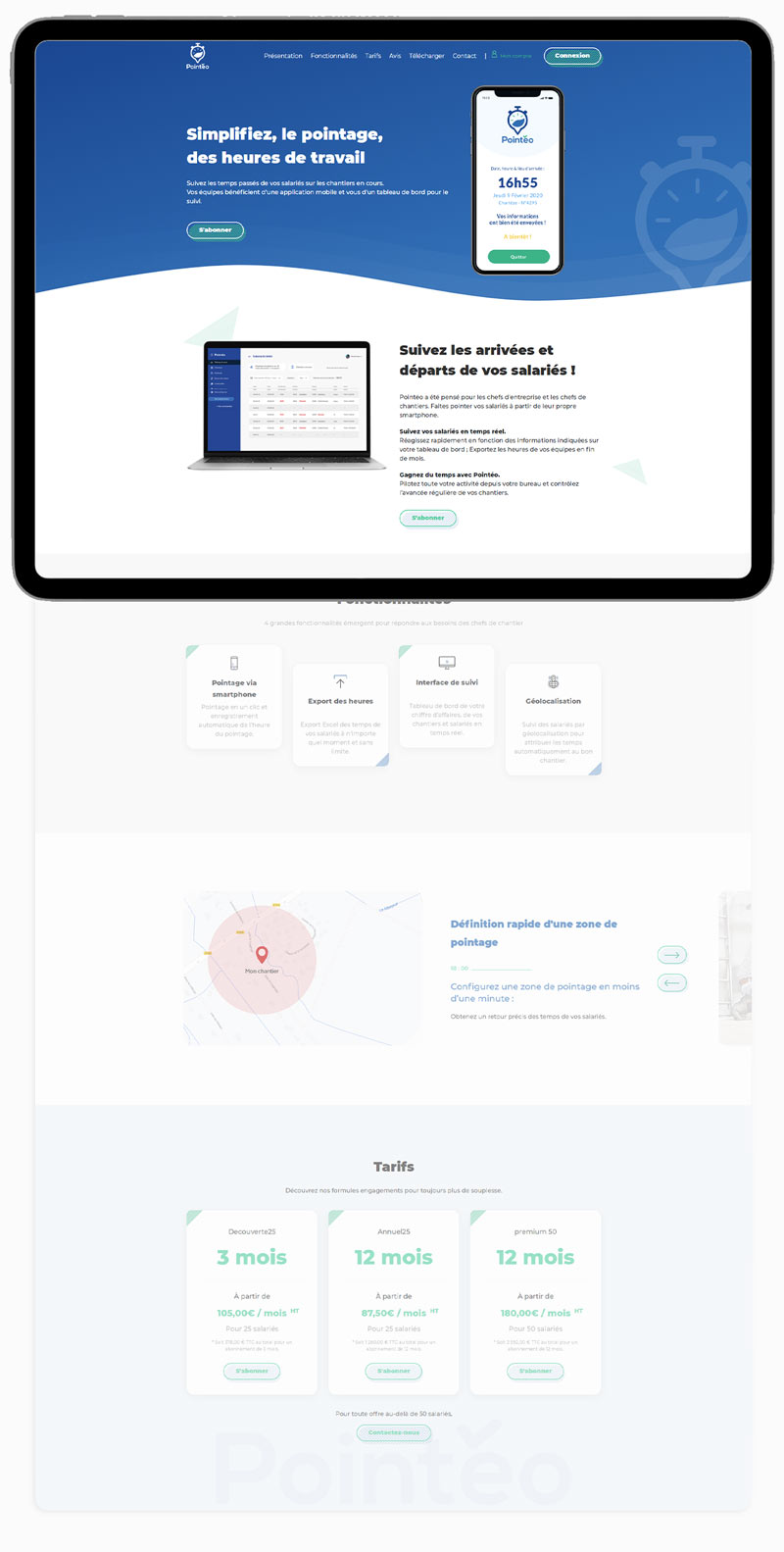 Desktop website preview 3