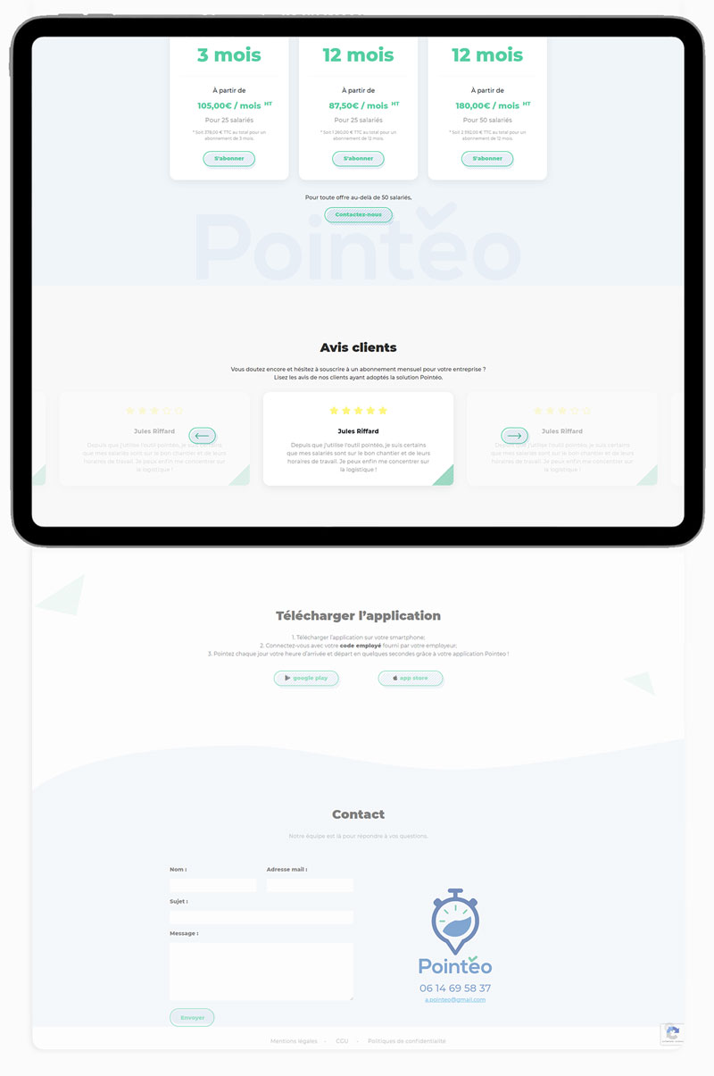 Desktop website preview 4